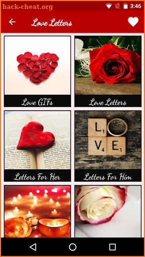 Love Letters & Love Messages - Share Flirty Texts screenshot