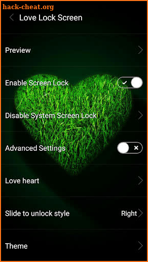 Love Lock Screen screenshot