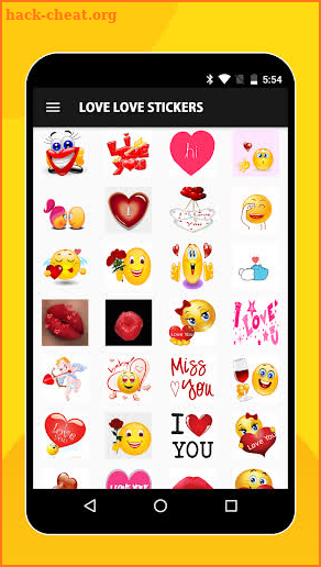 Love Love Stickers - Free Emoji screenshot