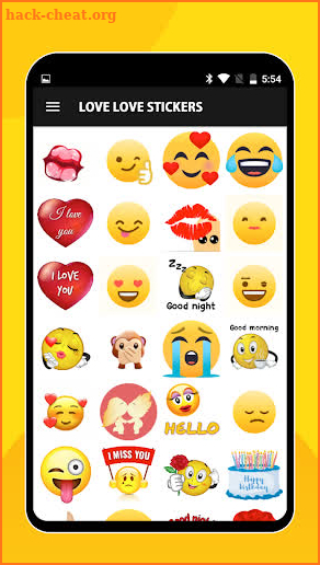 Love Love Stickers - Free Emoji screenshot