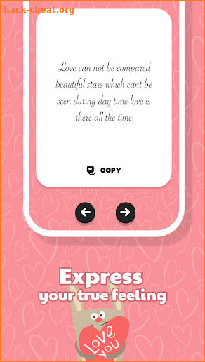 Love Message - Romantic Love Message Collections screenshot