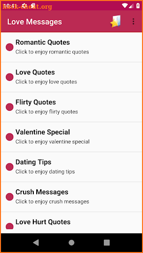 Love messages 2019 screenshot