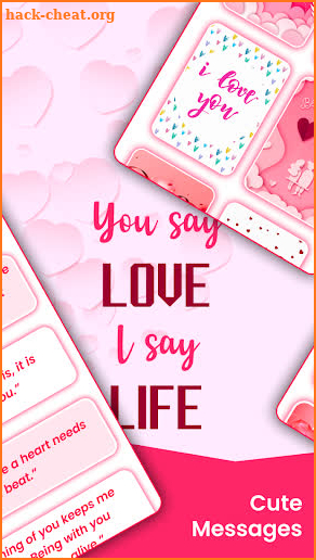 Love Messages & SMS Quotes screenshot