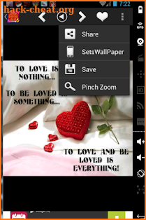 Love messages cards wallpapers screenshot