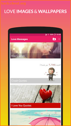 Love Messages: Romantic SMS Collection❤ screenshot