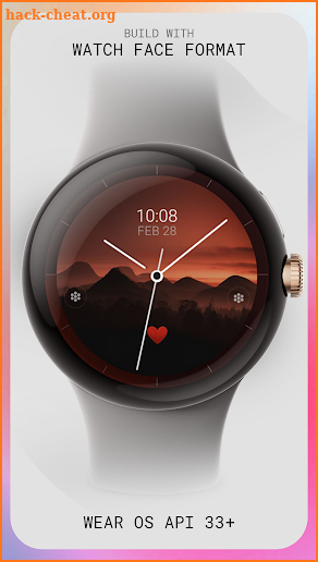 Love minimal watch face screenshot