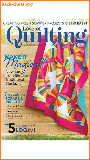 Love of Quilting Magazine screenshot