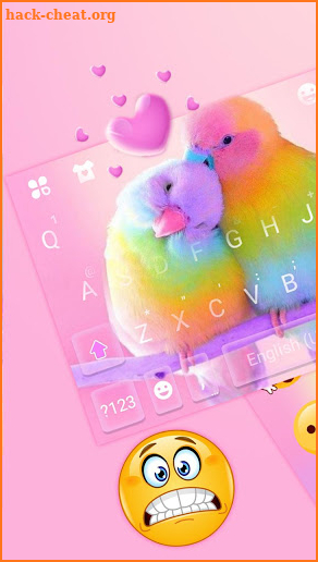 Love Parrots Keyboard Theme screenshot
