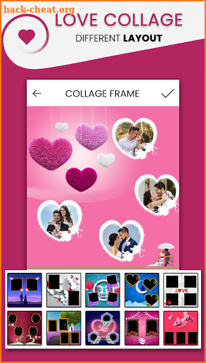 Love Photo Collage & Frame screenshot