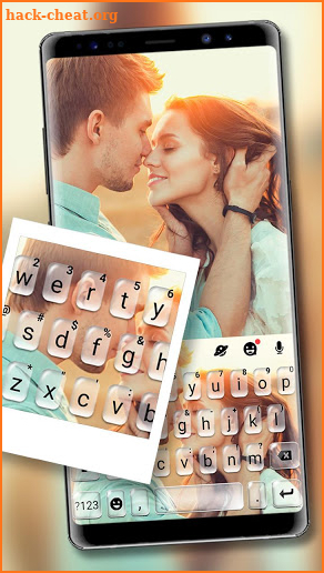 Love Photo Keyboard Theme screenshot