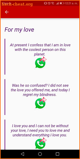 Love phrases for my boyfriend screenshot