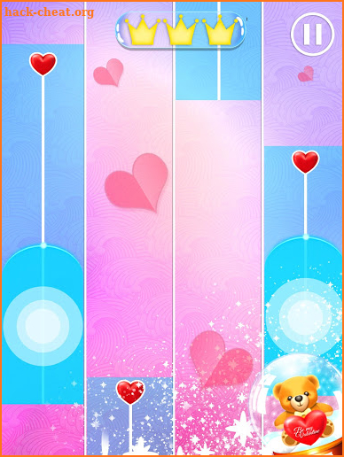 Love Piano Tiles Pink Butterfly 2018 screenshot