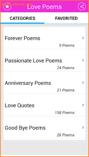 Love Poems screenshot