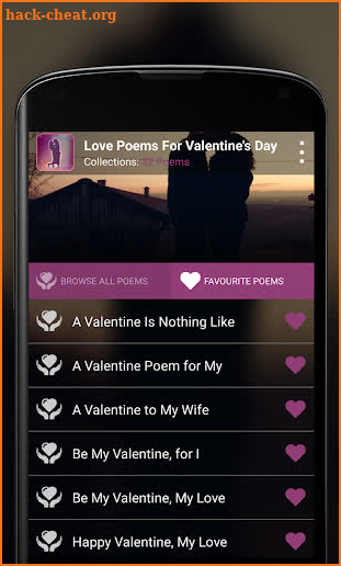 Love Poems For Valentine Day screenshot