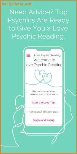 Love psychic reading screenshot