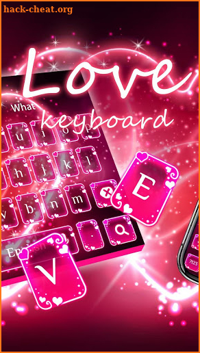 Love Red Heart Keyboard screenshot