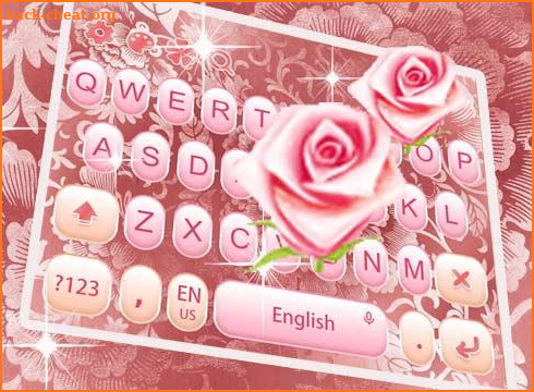 Love Rose Keyboard Theme screenshot