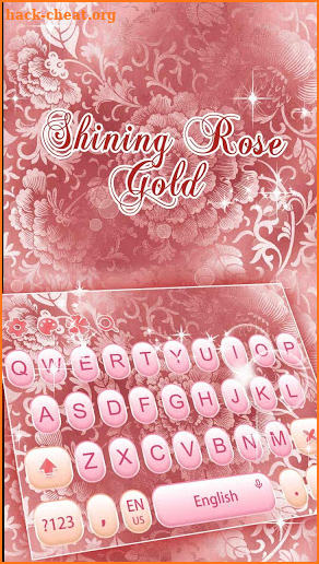 Love Rose Keyboard Theme screenshot