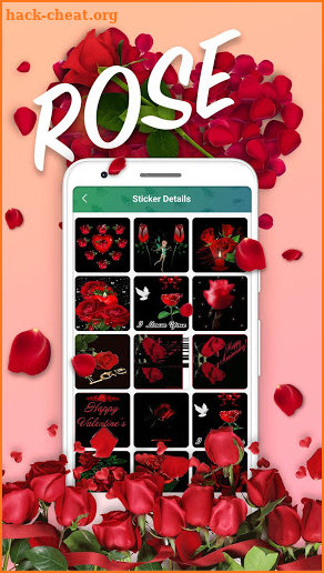 Love Roses Stickers For WhatsApp - Kiss GIF screenshot