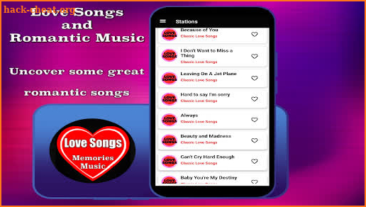 Love songs - Memories Music screenshot
