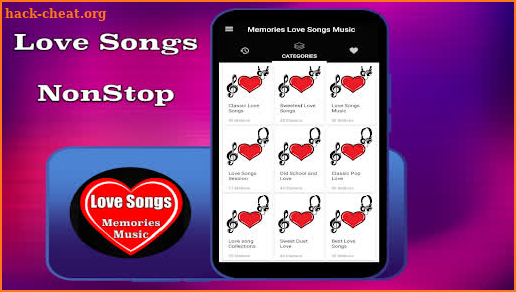 Love songs - Memories Music screenshot
