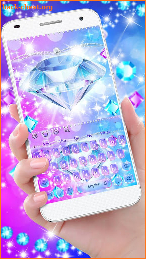 Love Sparkle Diamond Keyboard screenshot