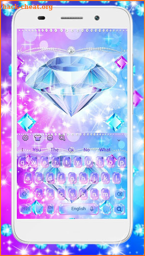 Love Sparkle Diamond Keyboard screenshot