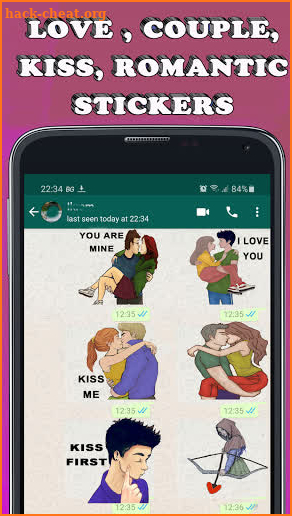Love Stickers 2021 Couple Stickers - WAStickerApps screenshot