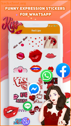 Love Stickers For WhatsApp-Emoji Gif WAStickerApps screenshot