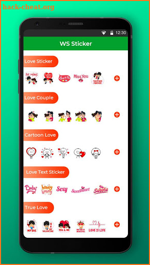 Love stickers for WhatsApp: WAStickerApps screenshot