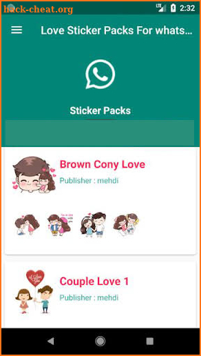 Love Stickers Packs - WAStickerApps screenshot