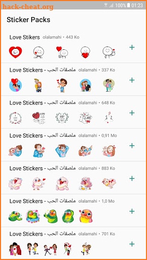 Love Stickers - WAStickerApps screenshot