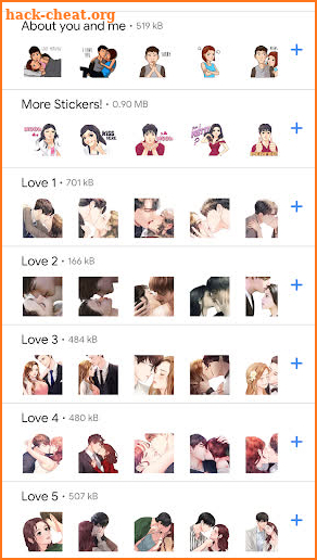 Love Stickers WAStickerapps - Love Story Stickers screenshot