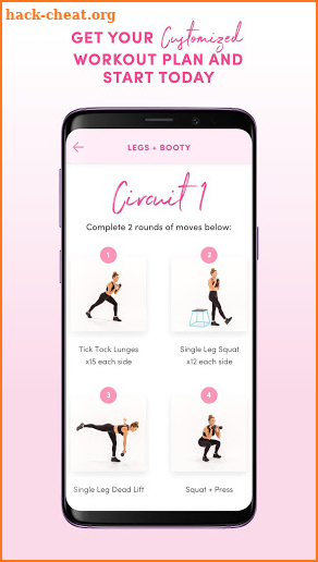 Love Sweat Fitness : Workout,Exercise & Motivation screenshot