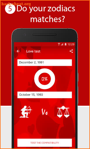 love test screenshot