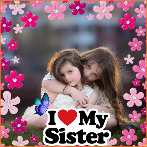 Love U Sister Photo Frame screenshot