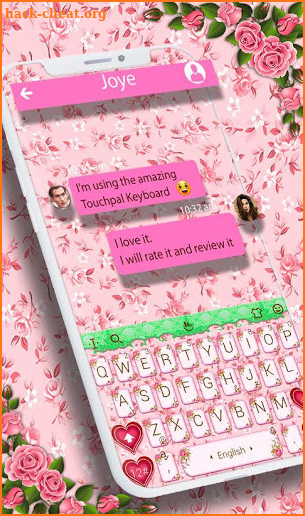 Love Valentine Day Keyboard Theme screenshot