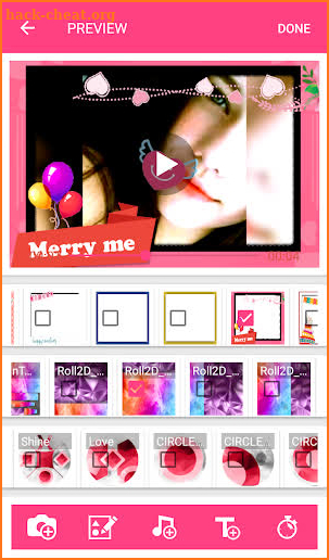 Love Video And Birthday Video - Photo Slideshow screenshot