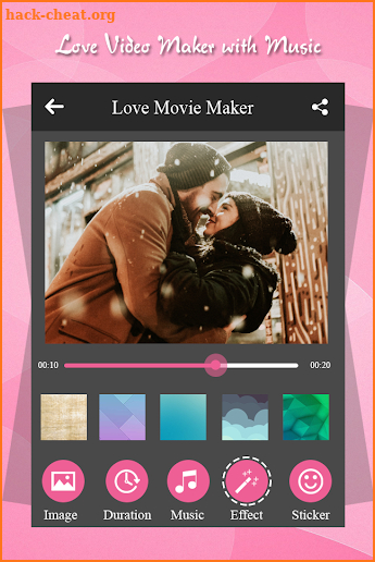 Love Video Maker with Music screenshot