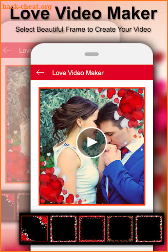 Love Video Maker With Music : Love Slideshow Maker screenshot