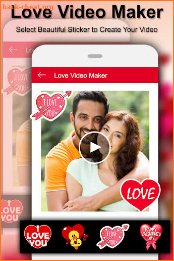 Love Video Maker With Music : Love Slideshow Maker screenshot