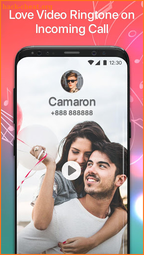 Love Video Ringtone for Incoming Call screenshot