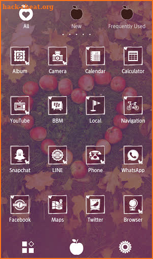 Love Wallpaper Apple Heart Theme screenshot