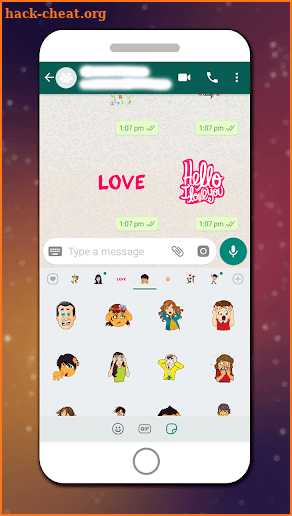 Love WASticker app- Love Sticker for Whatsapp 2019 screenshot