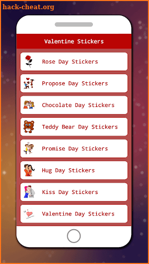 Love WASticker app- Love Sticker for Whatsapp 2019 screenshot