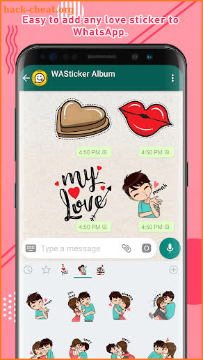 Love WAStickerApps: Love Stickers For WhatsApp screenshot