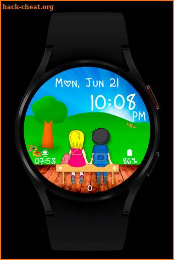 Love Watch Face Wear OS screenshot