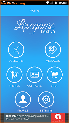 Lovegame text.0 screenshot