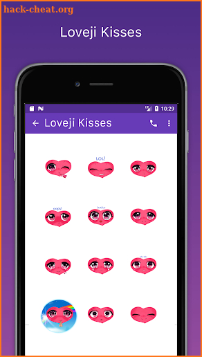 Loveji’s Kisses, Feelings & Emotions Stickers Pack screenshot