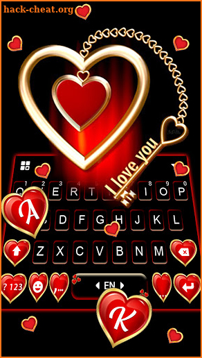 Lovelock Black Keyboard Background screenshot